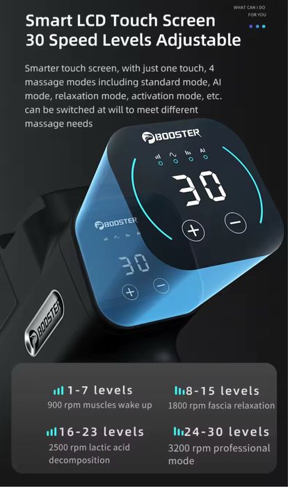 ‼️Ударний масажер Boosrer M2 перкусійний масажер для тіла‼️