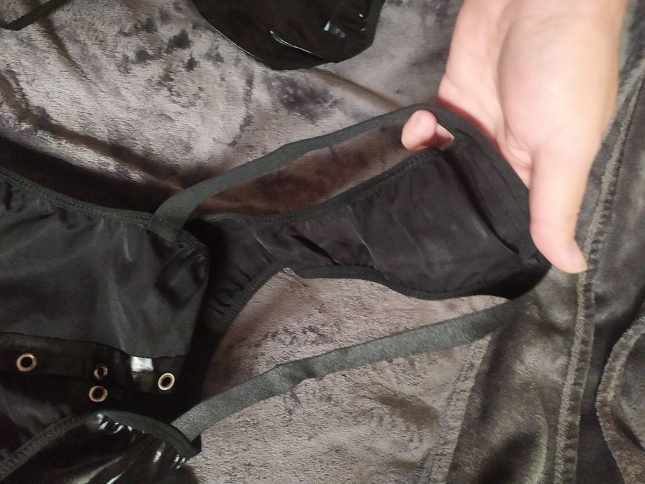 Nowy Strój lateksowy body bielizna