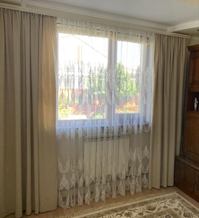 Карнизи металеві, 2,5 м з крючками