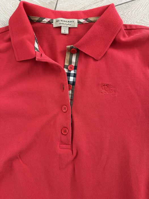 Burberry лонгстив б/у размер L красного цвета