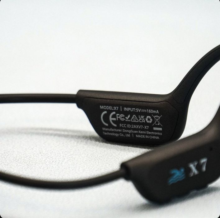 влагозащищенные наушники Bone Conduction Headphones X7 Black