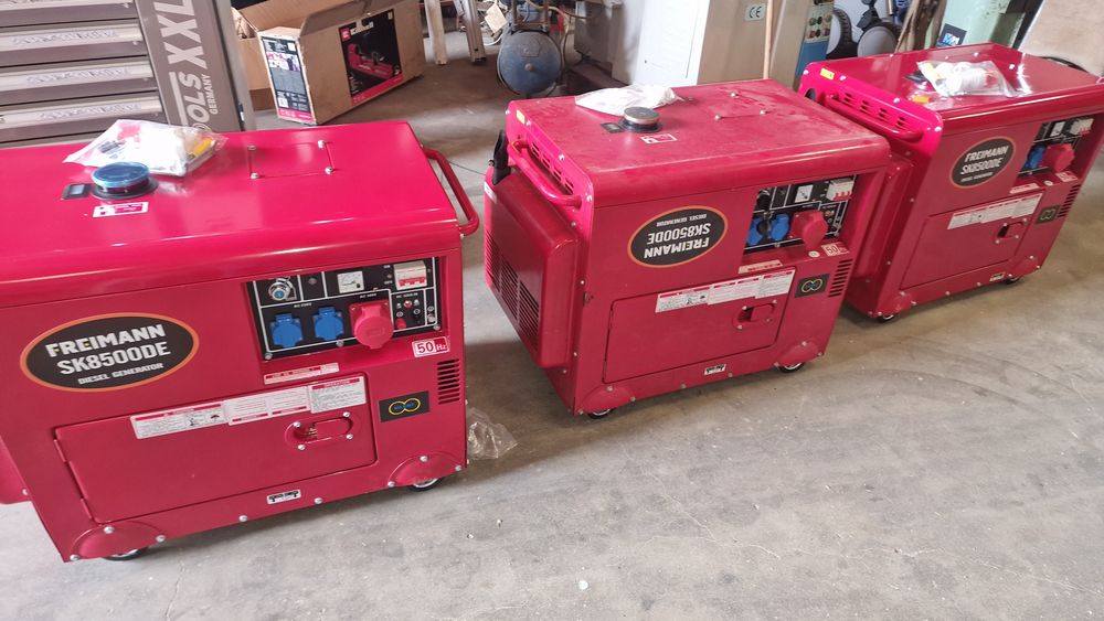 Geradores A diesel de 8.5 kva novos
