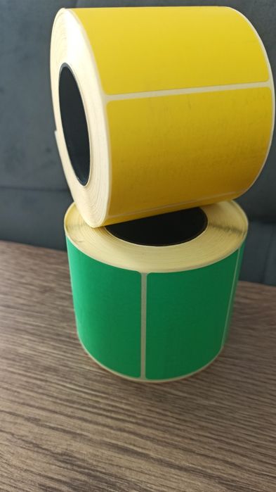 Термоетикетка, термоетикетка 58*40, термоетикетка кольорова