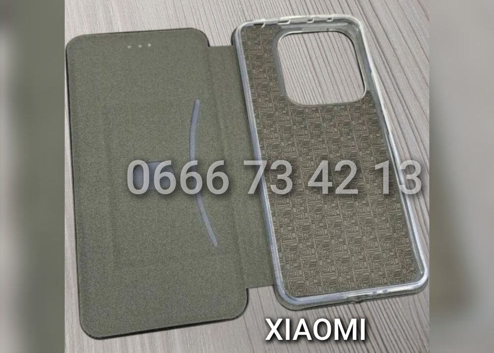 Чохол книжка шкіряний на Xiaomi Redmi Note 14 4G чехол книжка кожаный