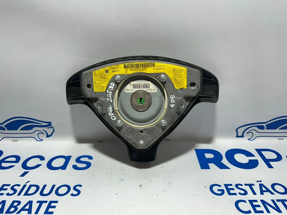Airbag Volante Condutor GM Opel Astra Zafira 90437571 1998 - 2005