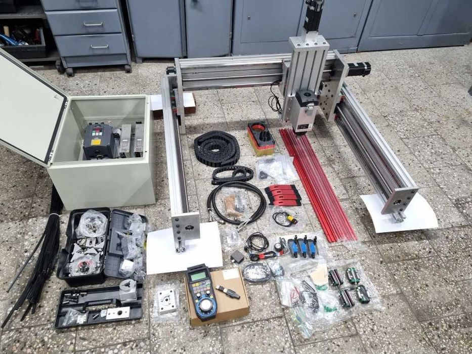 Frezarka CNC masywny ploter szyny hiwin śruby kulowe wrzeciono 3kw