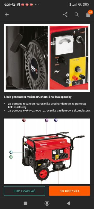 agregat prądotwórczy yato yt85460 trzy trójfazowy