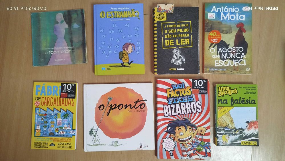 Livros infantis/juvenis - Plano Nacional de Leitura e outros