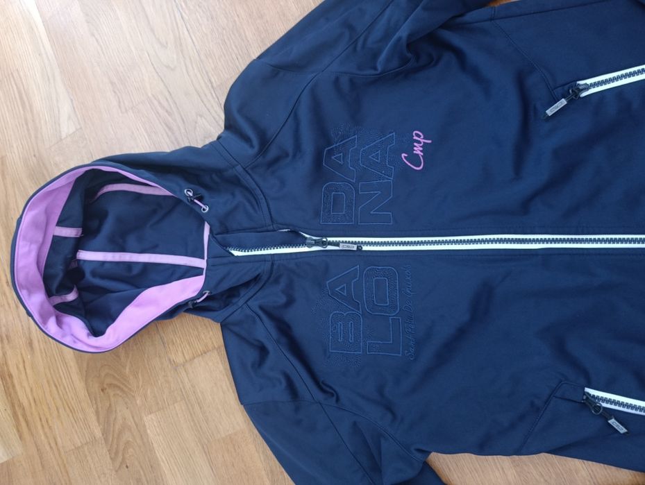 CMP kurtka przejściowa Softshell granatowa sportowa r. S