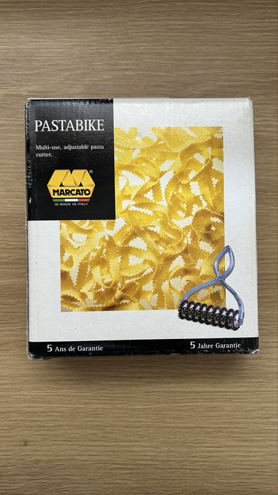 Marcato Pastabike przyrząd do krojenia makaronu ravioli faworków wykrawacz Made in Italy