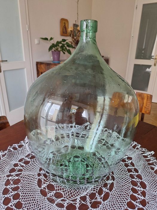 Baniak, balon gąsior szklany, butla na wino, gęsior