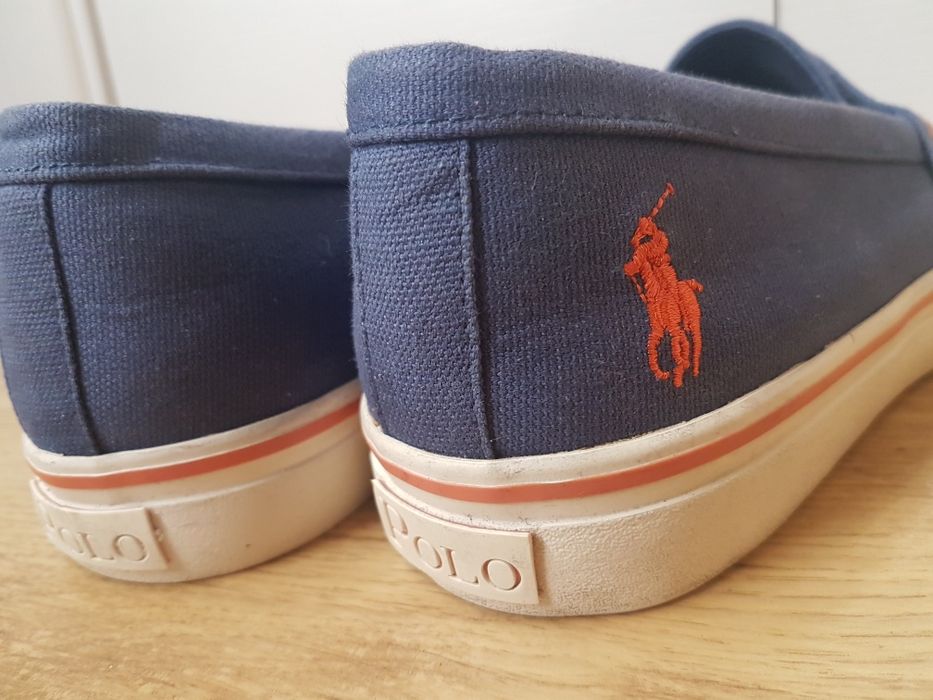 Ralph Lauren 42,5 / 27 cm jak NOWE trampki niebieskie