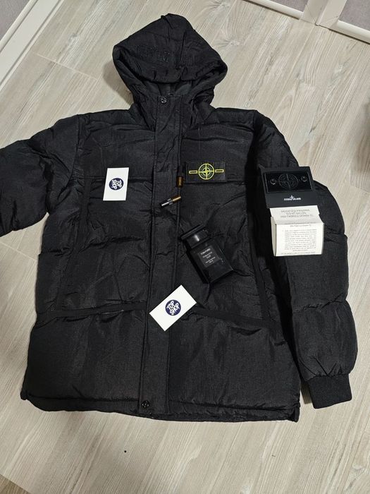 Stone Island зимовий пуховик Мужской пуховий парка пуховик стон айленд Stone Island Nylon Metal  куртка парка куртка на зиму