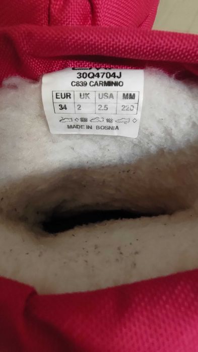 CMP śniegowce dziecięce rozm. 34. Buty zimowe.