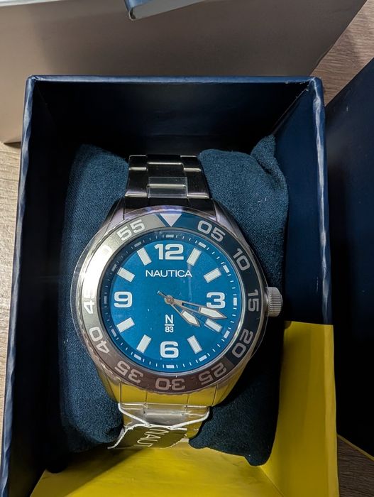 Zegarek NAUTICA NAPFWS307 Silver/Blue NOWY