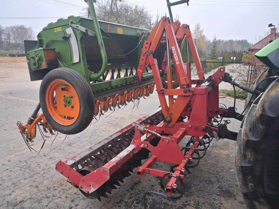 Zestaw Uprawowo-Siewny 3m | Amazone D8-30 Special + Agregat Becker