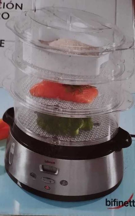 Maquina de cozinhar a vapor elétrica Bifinett