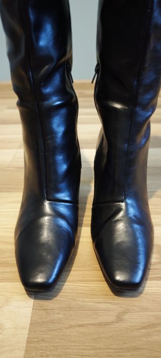 Skórzane kozaki Reserved 40(26 cm).