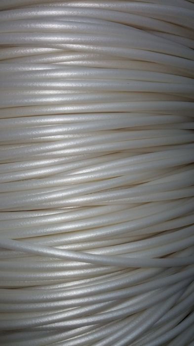 Штучный ротанг. Двухцветный полиротанг для кашпо Береза 6 мм