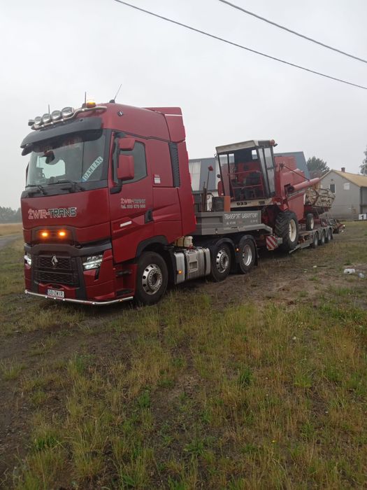 Transport ponadgabarytowy, maszyn roliniczych, sprzetow budowlanych