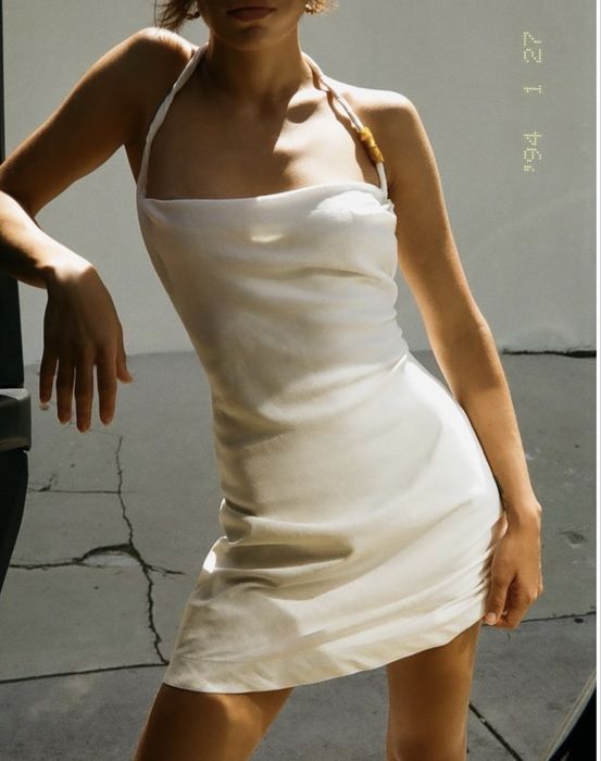 Сукня Zara, біла, розмір S-М