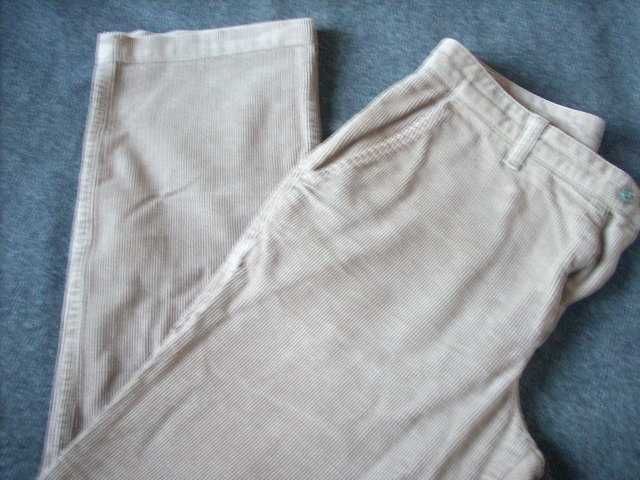 Calças bombazine DOCKERS KHAKIS, cor bege tam. W30 L30 (40) + Camisa