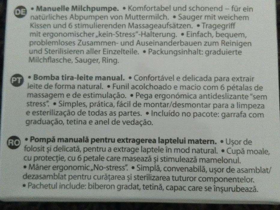 Bomba Tira Leite Manual