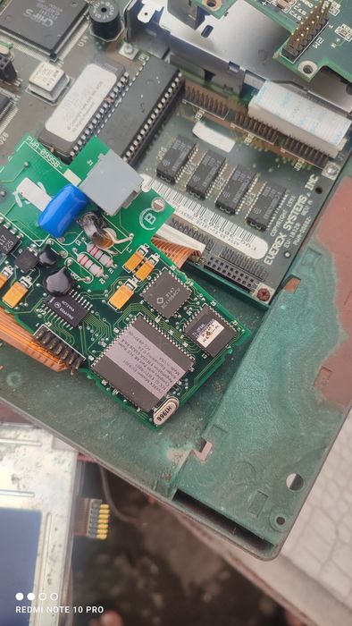 Старые компьютерные Запчасти старого ноутбука 90х годов EVEREX  Сhips