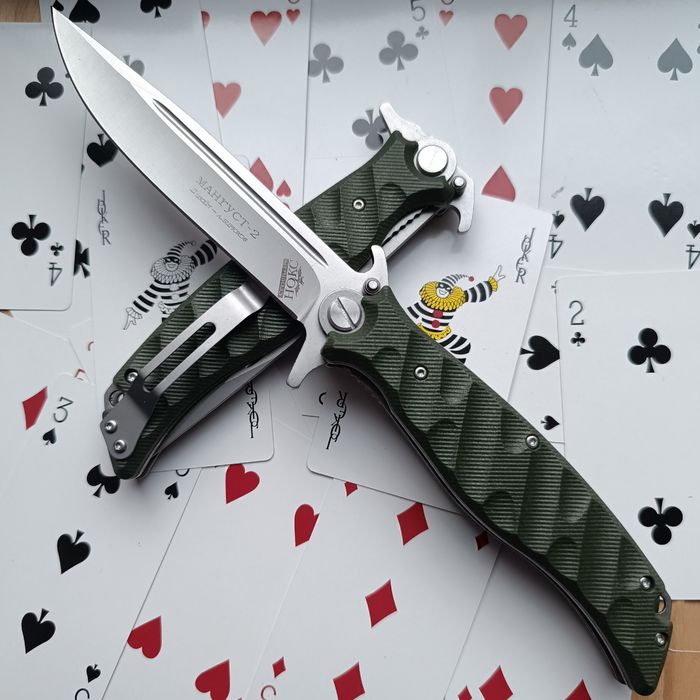 Складний ніж Нокс з кліпсою