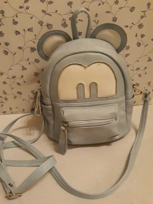 Plecak niebieski myszka