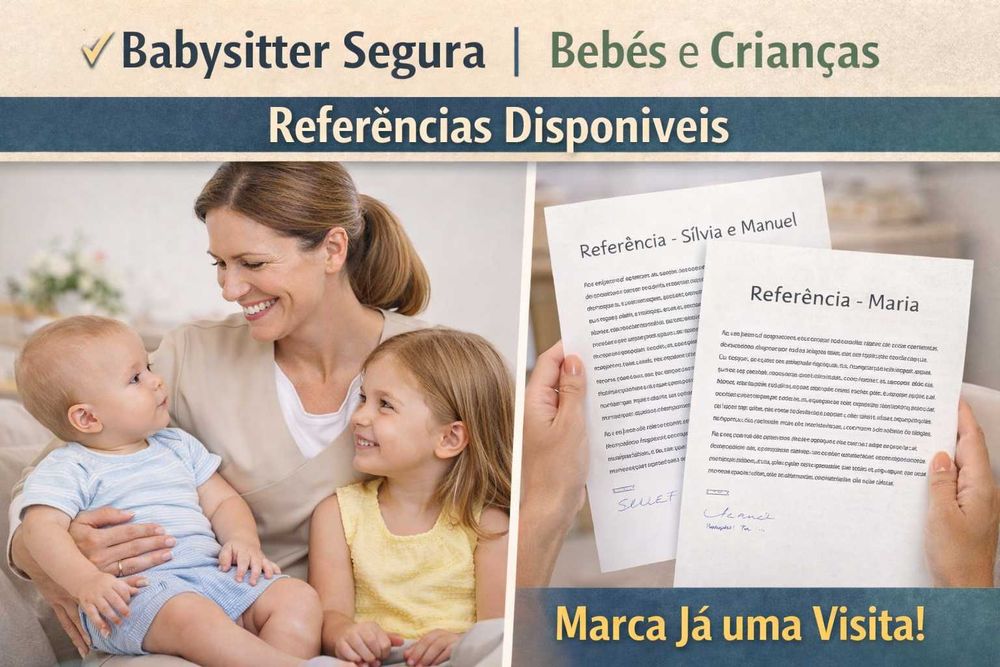 Babysitter Bebés 4M+ e Crianças | Seixal-Almada