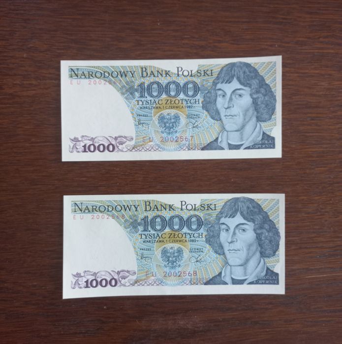 1000 zł - 1982r - Banknot