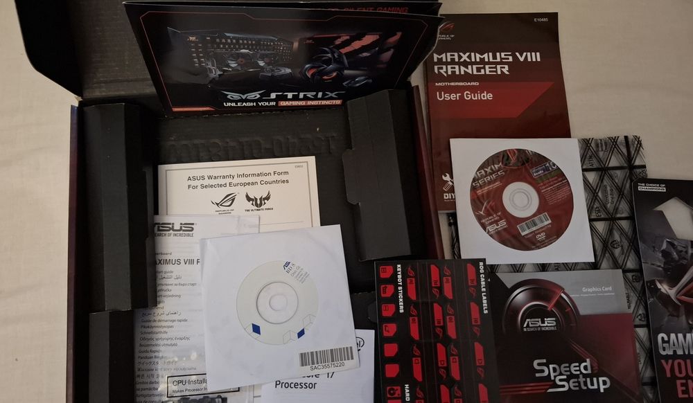 Bundle Motherboard ROG MAXIMUS VIII Ranger + Cpu Intel i7 6700k