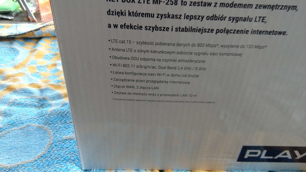 Modem zewnętrzny LTE Net Box ZTE MF-258