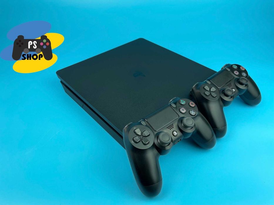 Playstation 4 Slim 1ТБ, Два джойстики