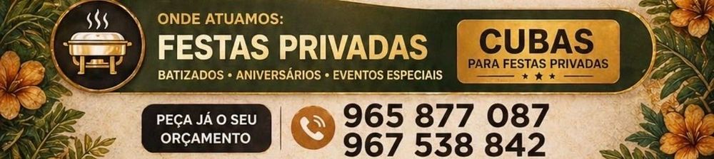 Cubas Aluga-se para Eventos