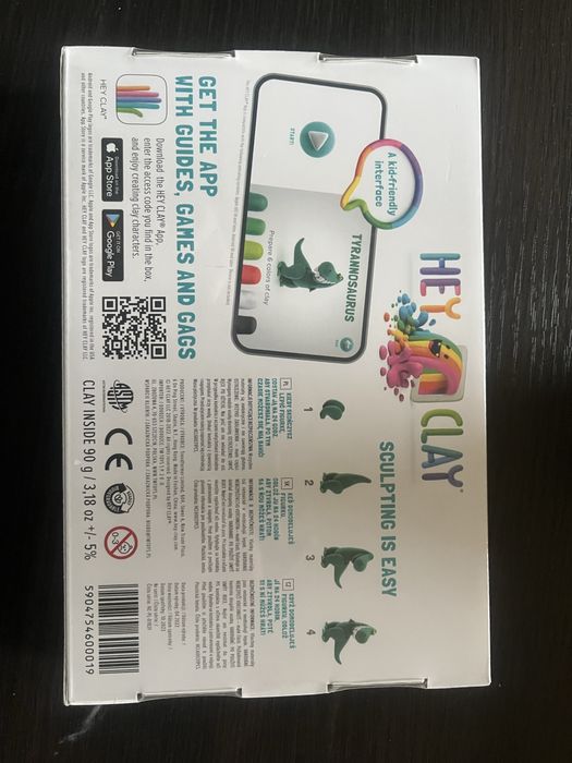 Masa plastyczna HEY CLAY dinos dostep do aplikacji