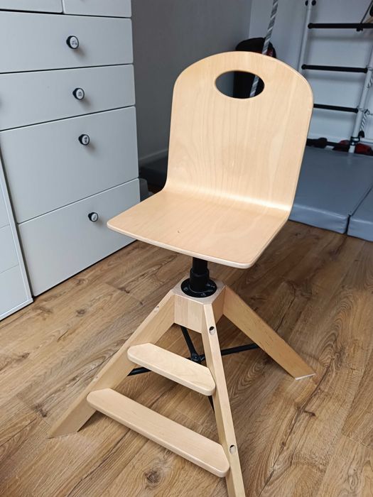 GRÅVAL krzesełko dziecięce drewniane Ikea krzesło