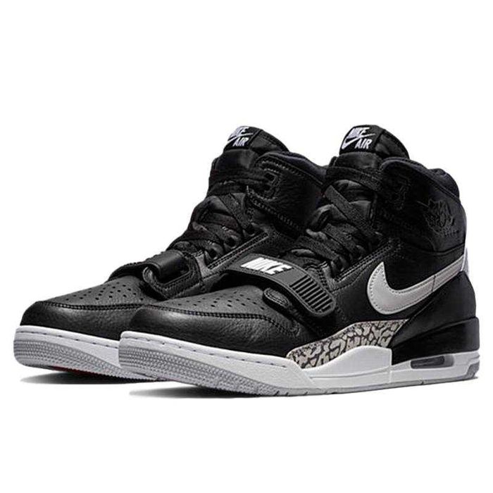 Хіт продаж! Чоловічі кросівки Nike Air Jordan Найк Джордан Legacy Black White баскетбольні