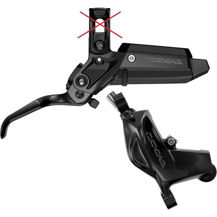 NOWY Sram Code Stealth Silver hamulec 4-tłoczkowy bez obejmy FV 23%