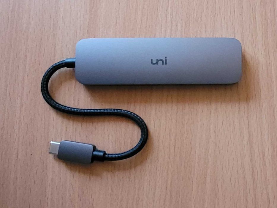 Hub USB-C Uni – Ultra Cienki 4x USB 3.0 | Aluminium | Szybki Transfer