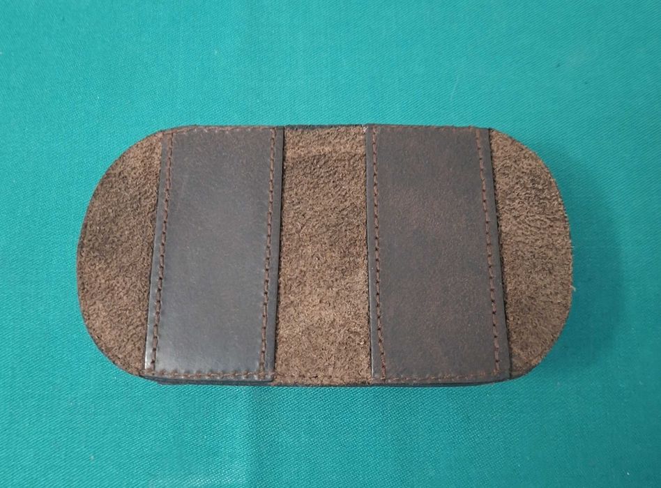 Bolsa Cartucheira em couro, para munições de caça, NOVA