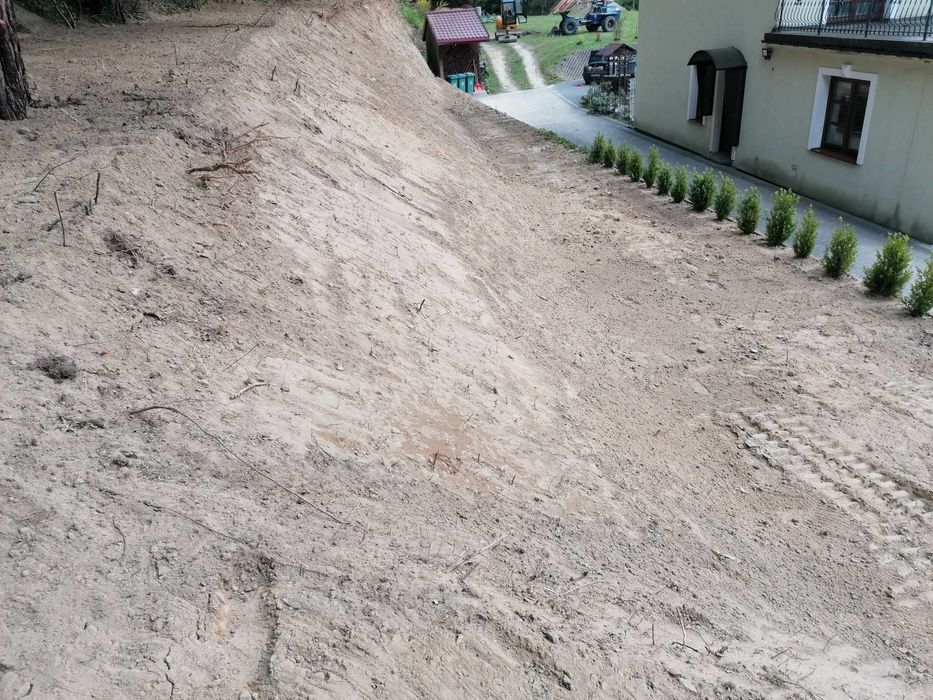 Prace ziemne,wykopy,nasypy,usługi koparką,wozidło,utwardzenie dróg