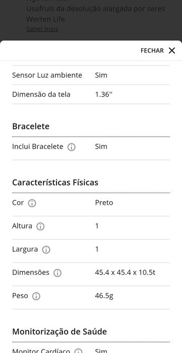 Smartwatch SAMSUNG Galaxy Watch 5 Pro 45mm BT Preto