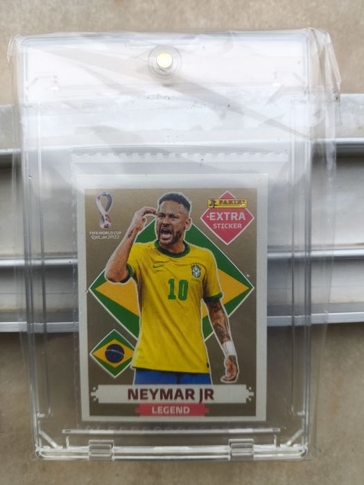 Raro Neymar Jr Extra Stickers WC 2022