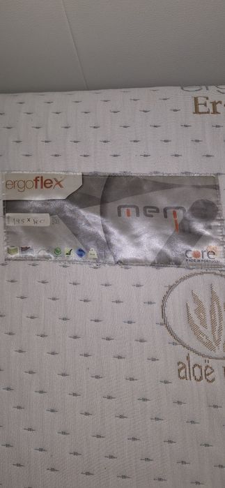 Colchão Ergoflex ergonomico viscoelastico excelente