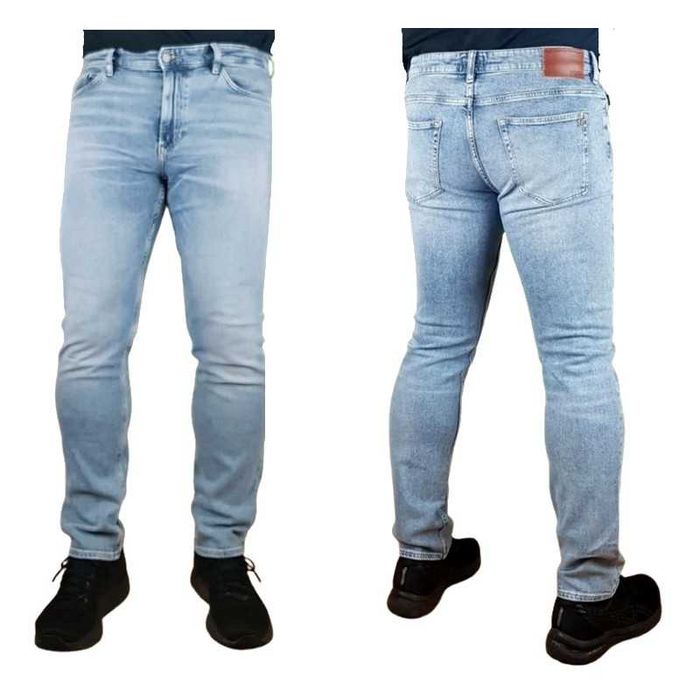 Nowe męskie jeansy Hugo Boss - Delaware - Slim Fit - Boss Orange oryg. rozmiar W34/L34