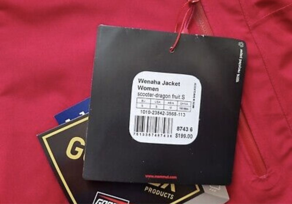 Mammut wereha gore-tex куртка вітровка штормовка туристична мембранна