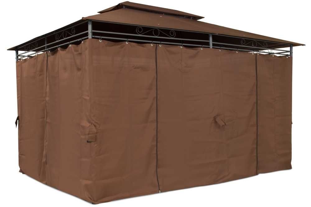 Pawilon ogrodowy Ibiza 3x4m brązowy Garden Point