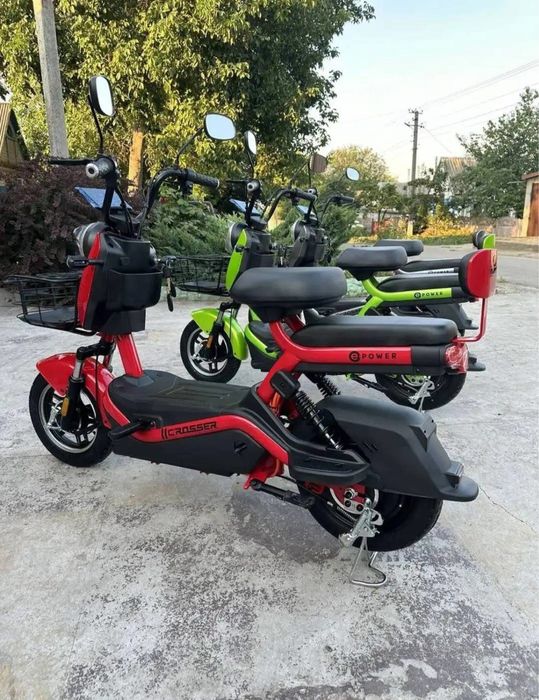 Электрический велосипед Crosser CR2 800W | До 45 км/год | Графеновий АКБ ‼️  Двухместный ‼️